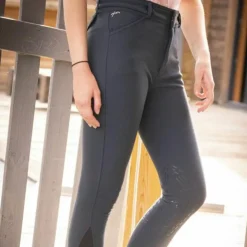 Discount Pénélope - Pantalon d'équitation fille point sellier foncé Gris