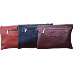 Online Pénélope - Pochette Cuir Emma cognac Marron
