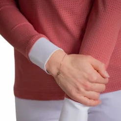 Pénélope - Polo de concours manches longues femme Florence terracotta Rose Sale