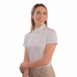 Discount Pénélope - Polo de concours manches courtes femme Las Honey Blanc