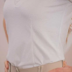 Discount Pénélope - Polo de concours manches courtes femme Las Honey Blanc