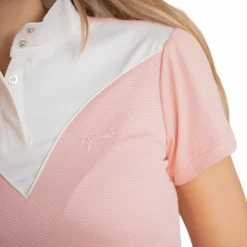 Pénélope - Polo de concours manches courtes femme Las Honey Rose Online
