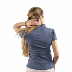 Pénélope - Polo manches courtes femme Iliana gris Bleu Online