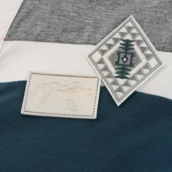 Sale Pénélope - Polo manches courtes Indian bleu canard