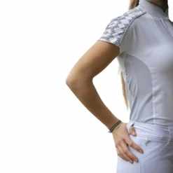 Pénélope - Polo manches courtes Anaïs blanc Discount