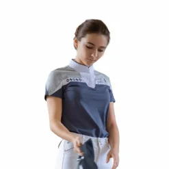 Pénélope - Polo manches courtes femme Indyshow Marine New