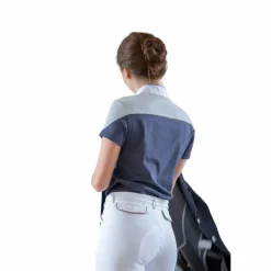 Pénélope - Polo manches courtes femme Indyshow Marine New