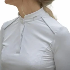 Sale Pénélope - Polo manches longues Anaïs blanc