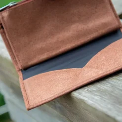 Pénélope - Porte-feuille Bertille camel/ glitter Marron Outlet