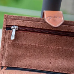 Pénélope - Porte-feuille Bertille camel/ glitter Marron Outlet