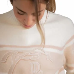 Pénélope - Pull col montant femme Noris Beige