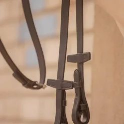 Pénélope - Rênes avec arrêtoirs Symphonie havane Marron Best