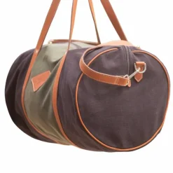 Pénélope - Sac Canvas Bowl / noir Vert Clearance