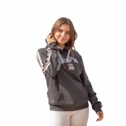 Hot Pénélope - Sweat à capuche Kathya foncé Gris