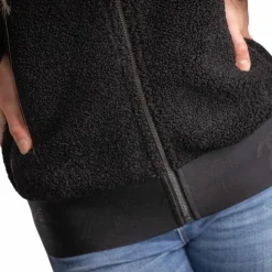 Hot Pénélope - Sweat polaire zippé femme Miwi Noir