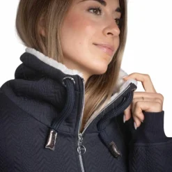 Outlet Pénélope - Sweat zippé femme Laponia Marine