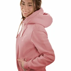 New Pénélope - Sweat zippé femme Tressy vieux Rose