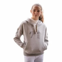 Pénélope - Sweatshirt à capuche manches longues junior Chilly Gris Online