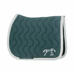 Clearance Pénélope - Tapis de selle Diamant canard/ blanc Bleu