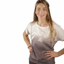 Pénélope - T-shirt manches courtes junior Poppy Strass tie-dye Gris New