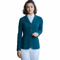 Pénélope - Veste de concours femme Paris Air soft canard Bleu Sale