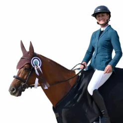 Pénélope - Veste de concours femme Paris Air soft canard Bleu Sale