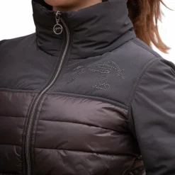 Pénélope - Veste femme Edelweiss Noir Discount