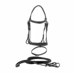 Clearance Privilège Equitation Privilege Equitation - Bridon Biarritz avec rênes Noir