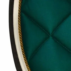 Privilège Equitation - Tapis de selle Del Mar forêt/or Vert Outlet