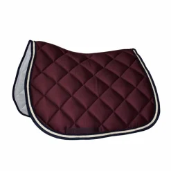 Outlet Privilège Equitation - Tapis de selle Del Mar /crème/marine Bordeaux