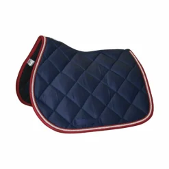 Hot Privilège Equitation - Tapis de selle Palm Beach / argent/ rouge Marine