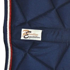 Clearance Privilège Equitation - Tapis de selle Palm Beach / rouge/ blanc Marine