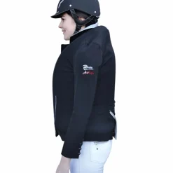Hot Privilège Equitation - Veste Airsafe concours dame bleu électrique