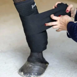 New Pro Confort - Set de 4 sous bandages Pilmi 3D mesh velours Noir