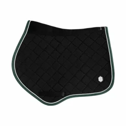 Discount Pro Confort - Tapis de selle Dynamix 3D mesh velours / jungle green Noir