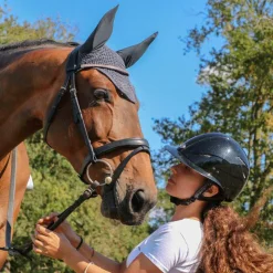 Online RG Italy - Bonnet court crochet gris