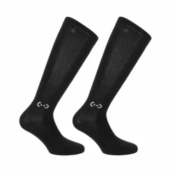 Online Riding World - Chaussettes d'équitation Jody (x3) Noir