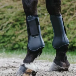 Online Riding World - Guêtres protège-tendons foncé x2 Vert