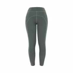 Online Riding World - Legging d'équitation polaire femme Volga gris/ Vert