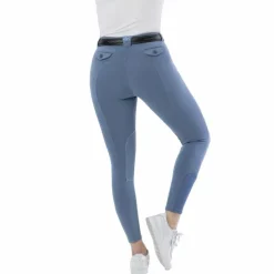 Riding World - Pantalon d'équitation enfant Alexandrie Bleu Hot