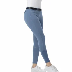 Riding World - Pantalon d'équitation enfant Alexandrie Bleu Hot