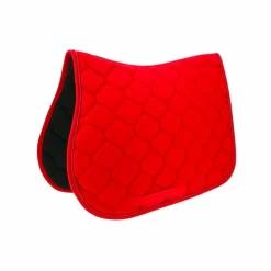 Sale Riding World - Tapis de selle Rope rouge