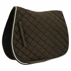 New Riding World - Tapis de selle Velours Marron