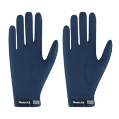 Roeckl - Gants d'équitation Grip Hiver Marine Outlet