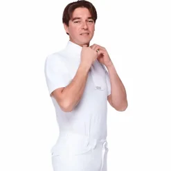 Outlet Sabbia Bianca - Chemise manches courtes Enzo Blanc