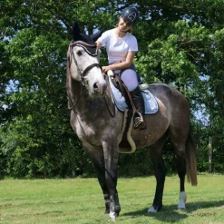 Sabbia Bianca - Pantalon d'équitation femme Venus / bleu Gris Discount