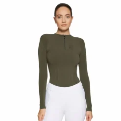 Samshield - Baselayer manches longues femme Zelda avocado Vert Outlet