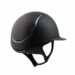 Samshield - Casque d'équitation Miss Shield 2.0 Shadowmatt   Crystal Fabric Noir Best