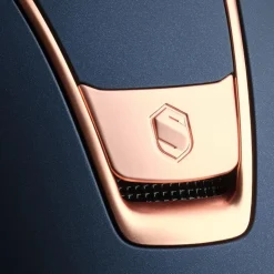 Samshield - Casque d'équitation Miss Shield 2.0 Shadowmatt et rose gold Bleu New