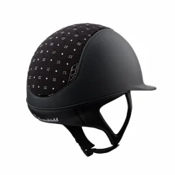 Samshield - Casque d'équitation Shadowmatt 2.0 Royal flower Swaroski Noir Outlet